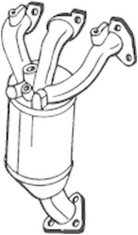 BOSAL Catalytic Converter with Ecolabel "Blue Angel"