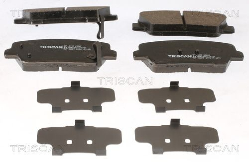 TRISCAN Bremsbelagsatz, Scheibenbremse 8110 43042