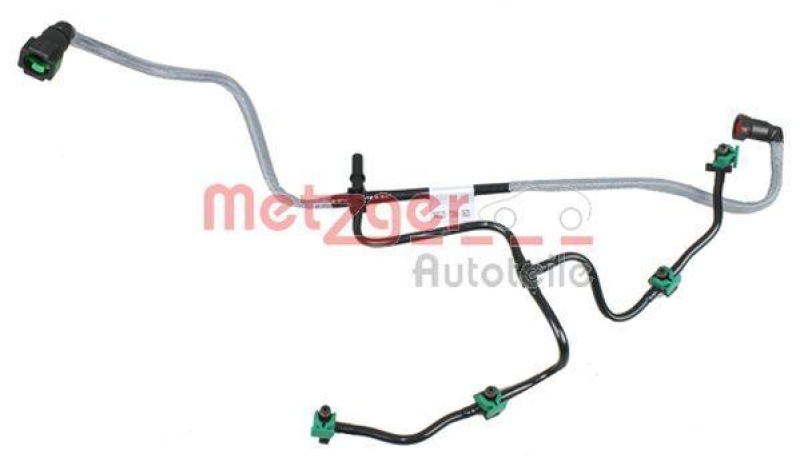 METZGER Hose, fuel overflow