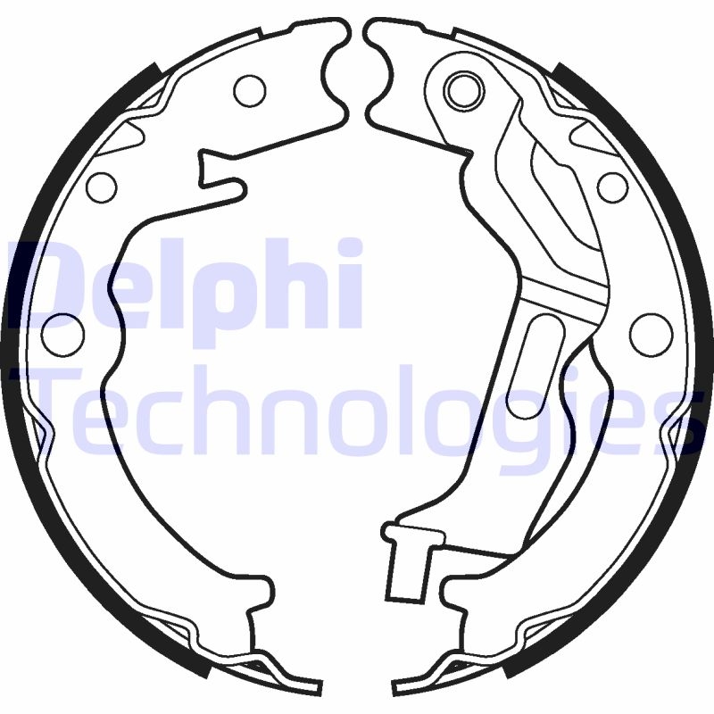 DELPHI Bremsbackensatz, Feststellbremse