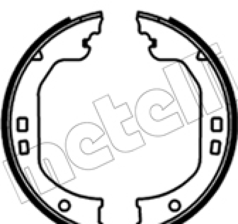 METELLI Bremsbackensatz, Feststellbremse 53-0742