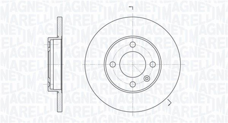 MAGNETI MARELLI Bremsscheibe 361302040193