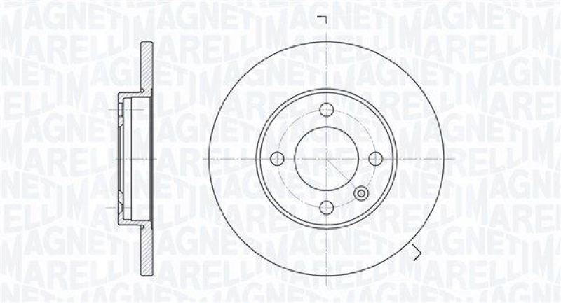 MAGNETI MARELLI Bremsscheibe