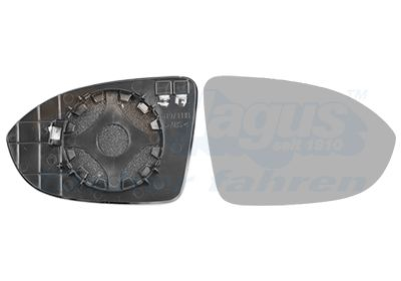 VAN WEZEL Spiegelglas, Au&szlig;enspiegel * HAGUS * 5711838