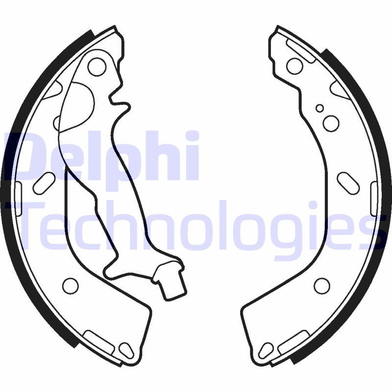 DELPHI Bremsbackensatz LS2027