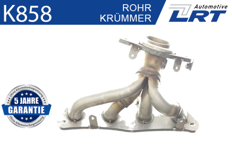 LRT Krümmer, Abgasanlage