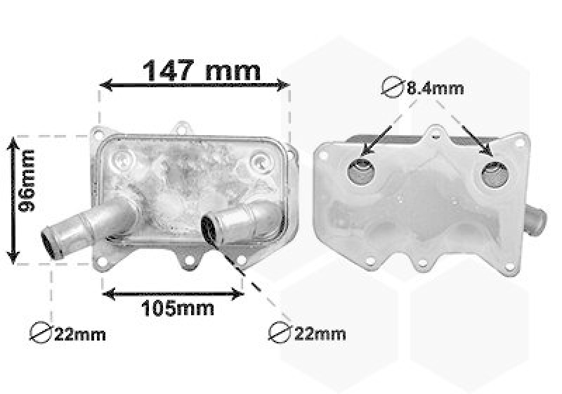 Oil Cooler, engine oil