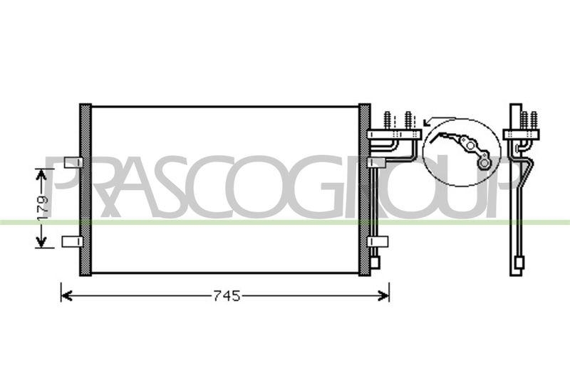 PRASCO Kondensator, Klimaanlage PrascoSelection