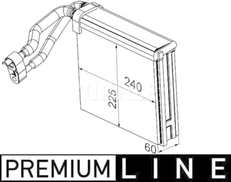 MAHLE Evaporator, air conditioning BEHR *** PREMIUM LINE ***