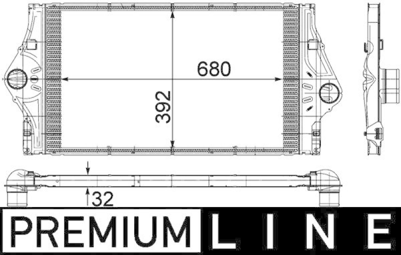 MAHLE Ladeluftkühler PREMIUM LINE