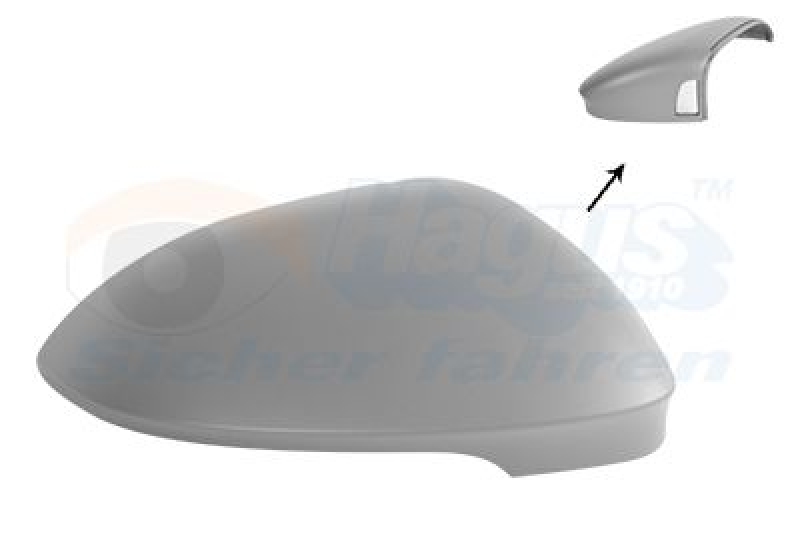 VAN WEZEL Abdeckung, Außenspiegel * HAGUS * 5711846