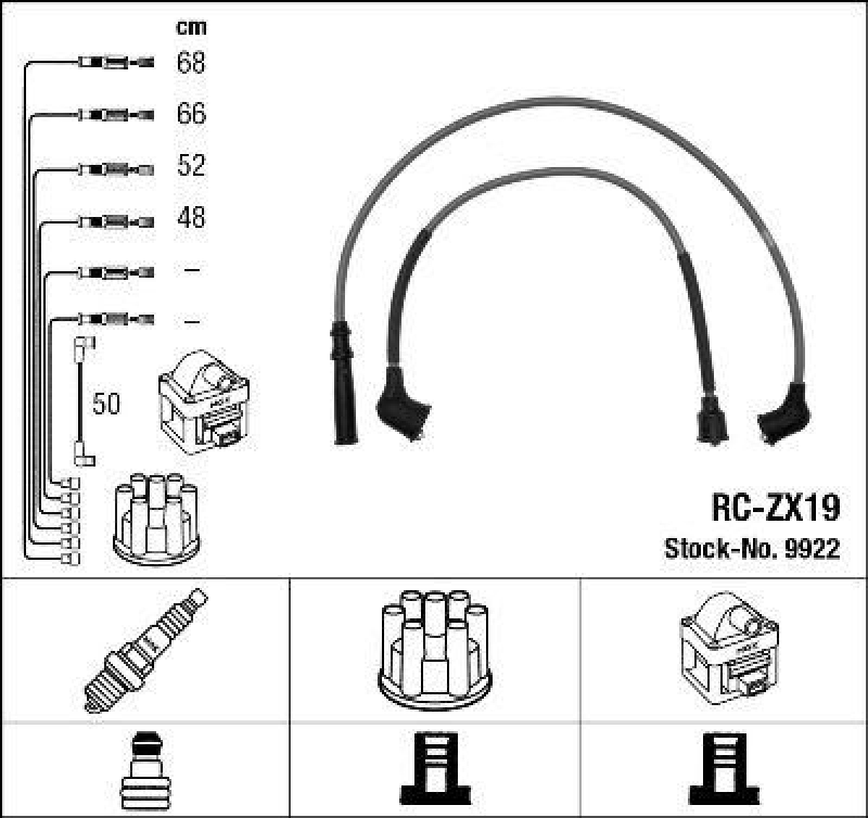 NGK Ignition Cable Kit