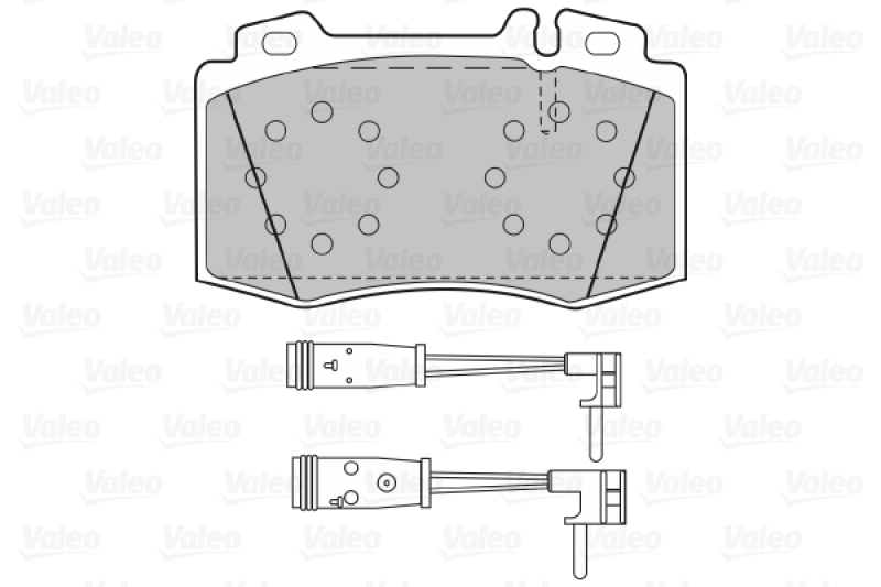 VALEO Brake Pad Set, disc brake