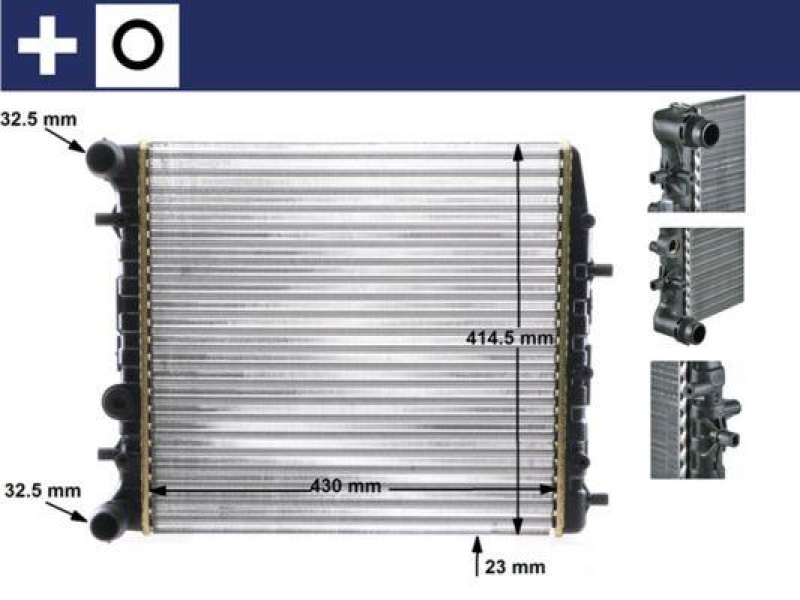 MAHLE Radiator, engine cooling BEHR