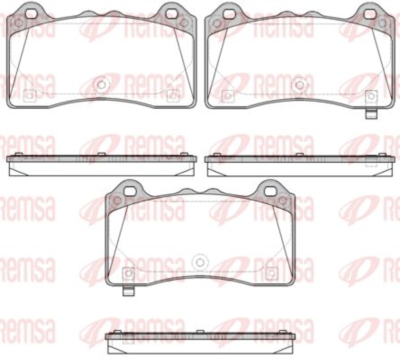 KAWE Brake Pad Set, disc brake