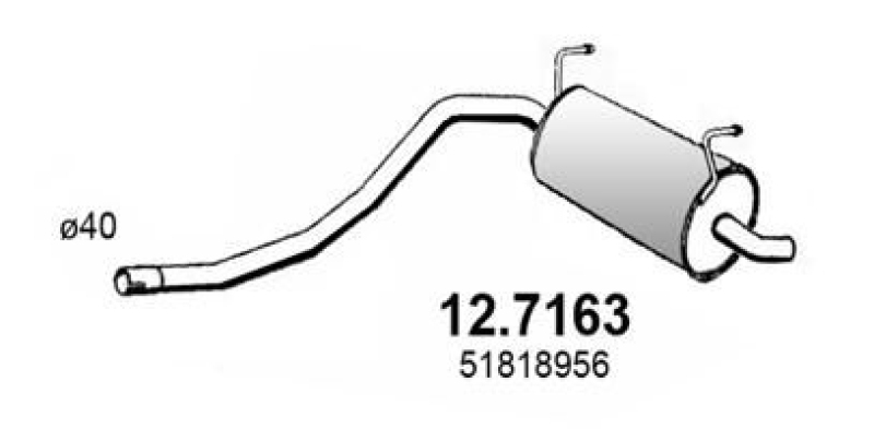 ASSO Rear Muffler