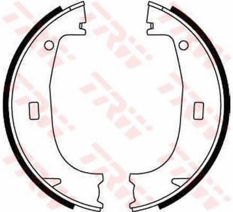 TRW Brake Shoe Set, parking brake