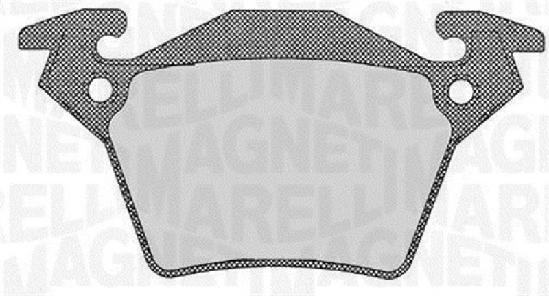 MAGNETI MARELLI Brake Pad Set, disc brake