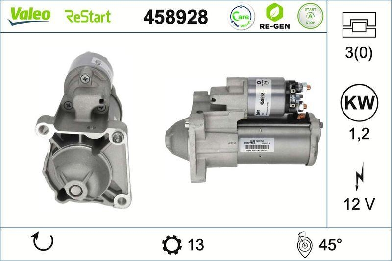 VALEO Starter VALEO RE-GEN STOP&START - AT