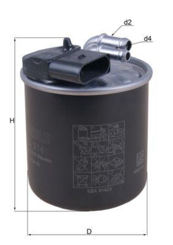 KNECHT Fuel Filter
