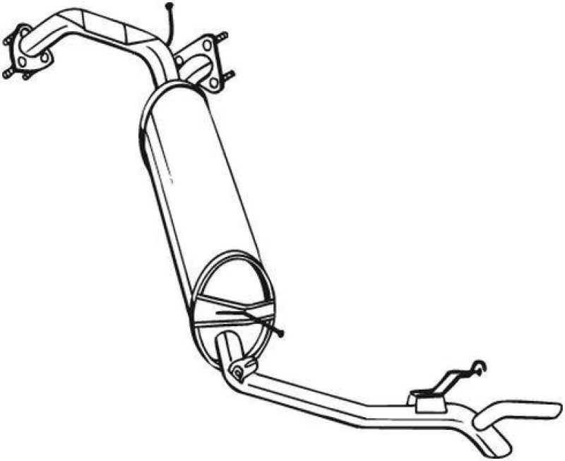BOSAL Endschalld&auml;mpfer