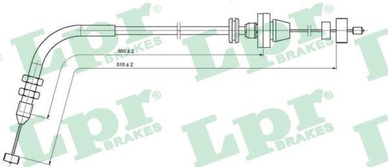 LPR Accelerator Cable