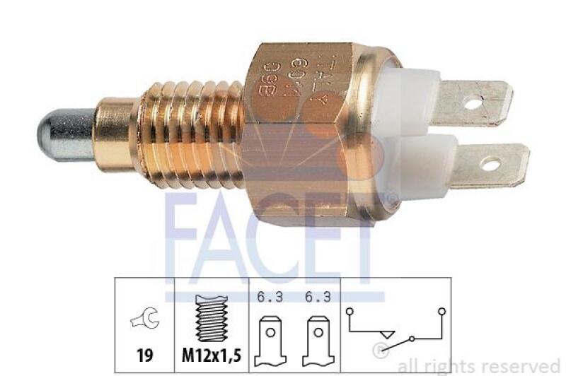 FACET Schalter, Rückfahrleuchte Made in Italy - OE Equivalent