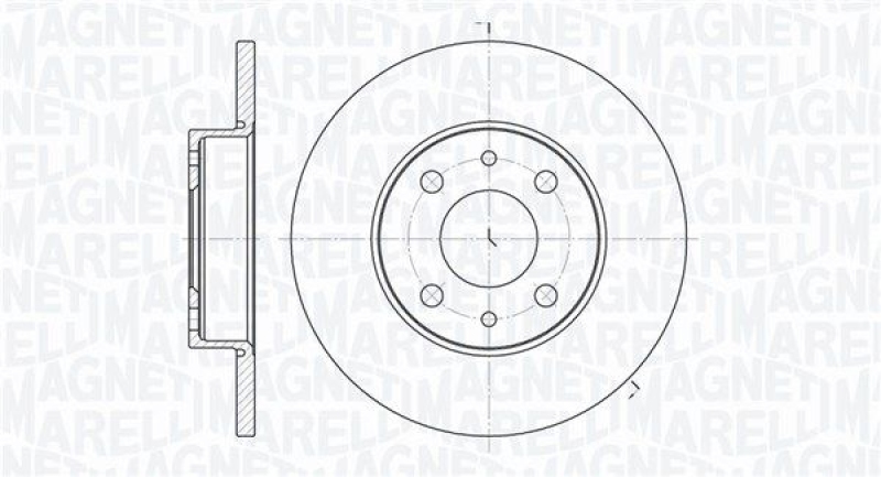 MAGNETI MARELLI Bremsscheibe