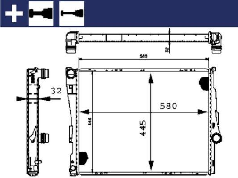 MAHLE Kühler, Motorkühlung BEHR