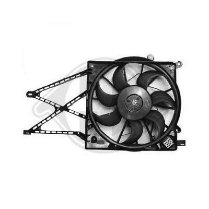 DIEDERICHS Fan, radiator
