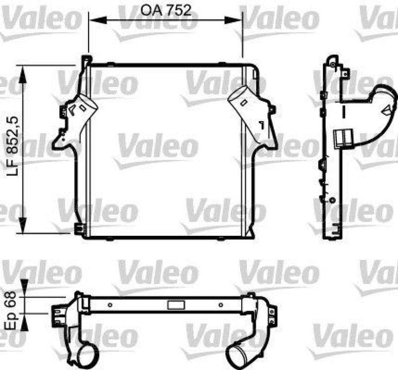 VALEO Intercooler, charger