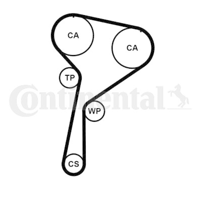 CONTINENTAL CTAM Zahnriemensatz