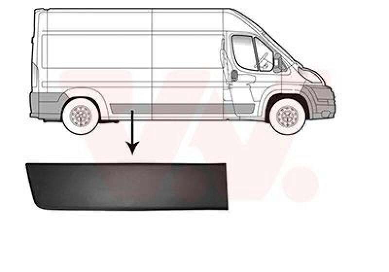 VAN WEZEL Trim/Protective Strip, sidewall