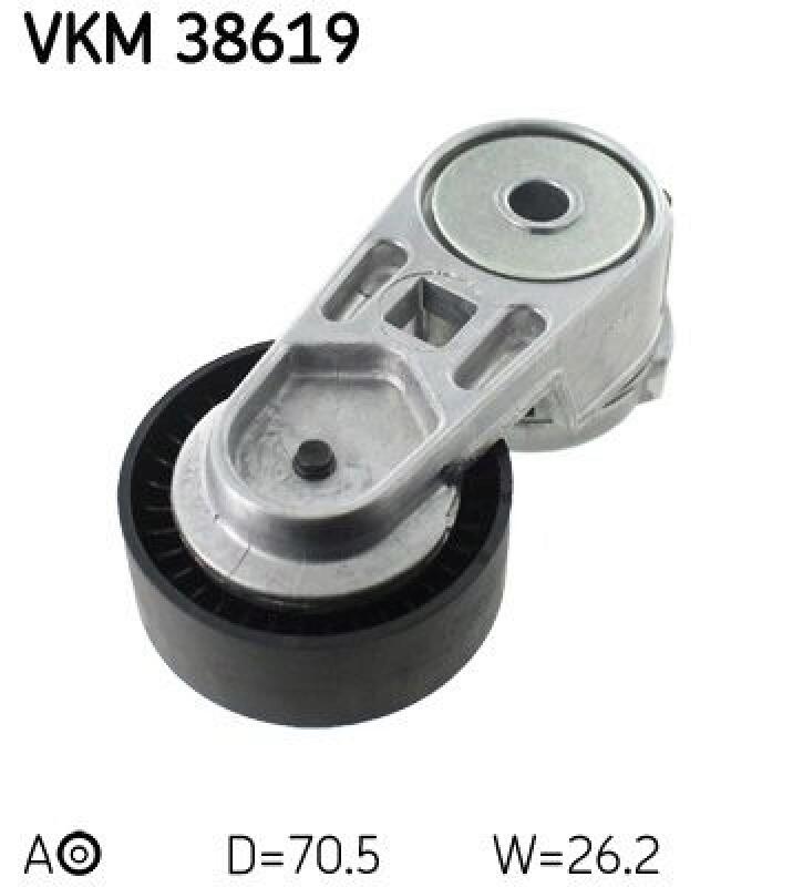 SKF Tensioner Pulley, V-ribbed belt