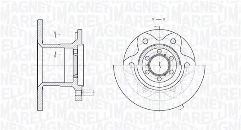 MAGNETI MARELLI Bremsscheibe