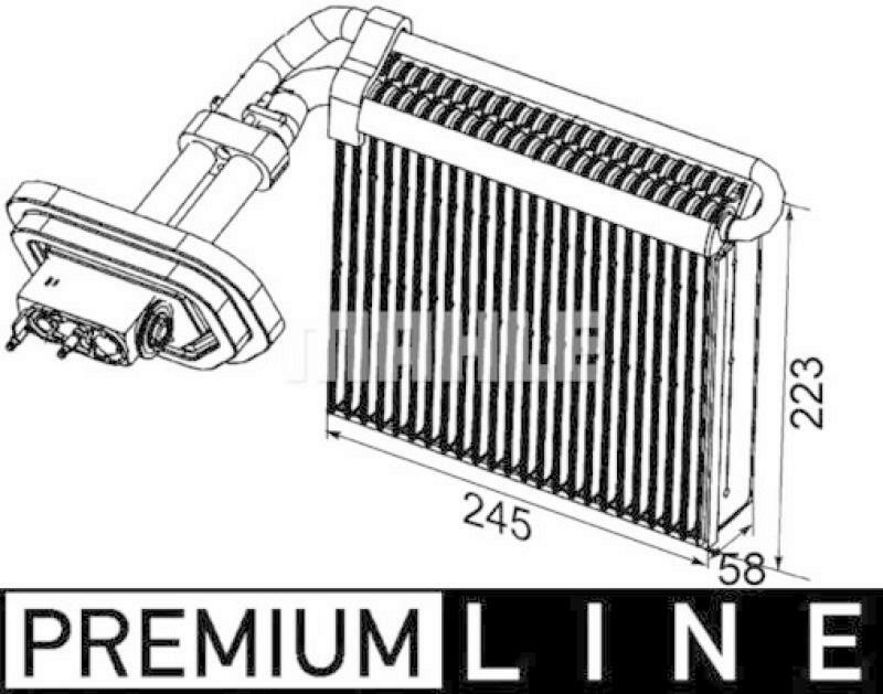 MAHLE Verdampfer, Klimaanlage PREMIUM LINE