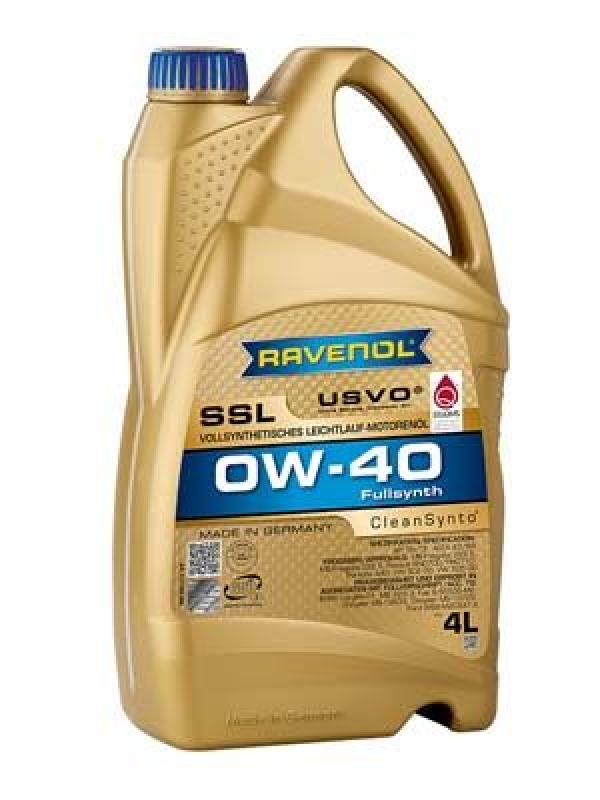 4L RAVENOL Motor&ouml;l SSL SAE 0W-40 1111108-004-01-999