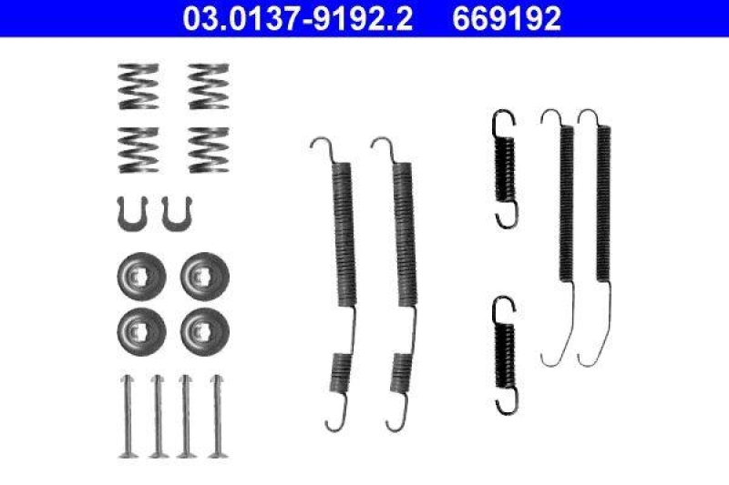 ATE Accessory Kit, brake shoes
