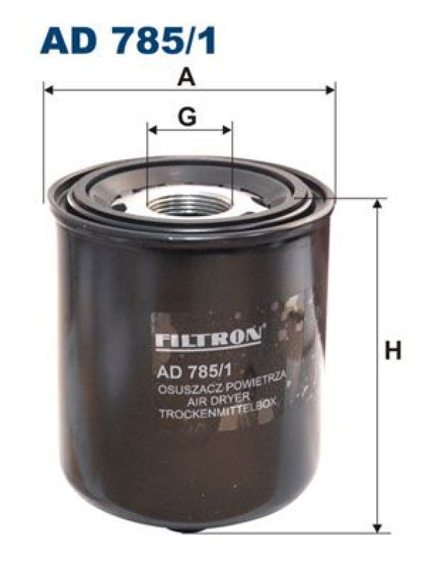 FILTRON Lufttrocknerpatrone, Druckluftanlage