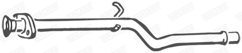 WALKER Abgasrohr 17266