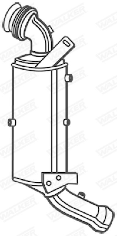 WALKER Soot/Particulate Filter, exhaust system EVO C