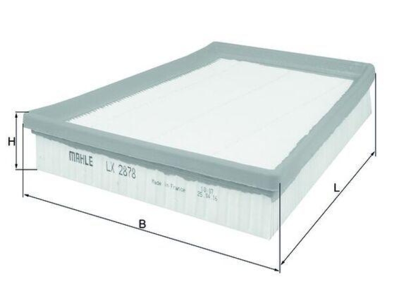 MAHLE Luftfilter LX 2878