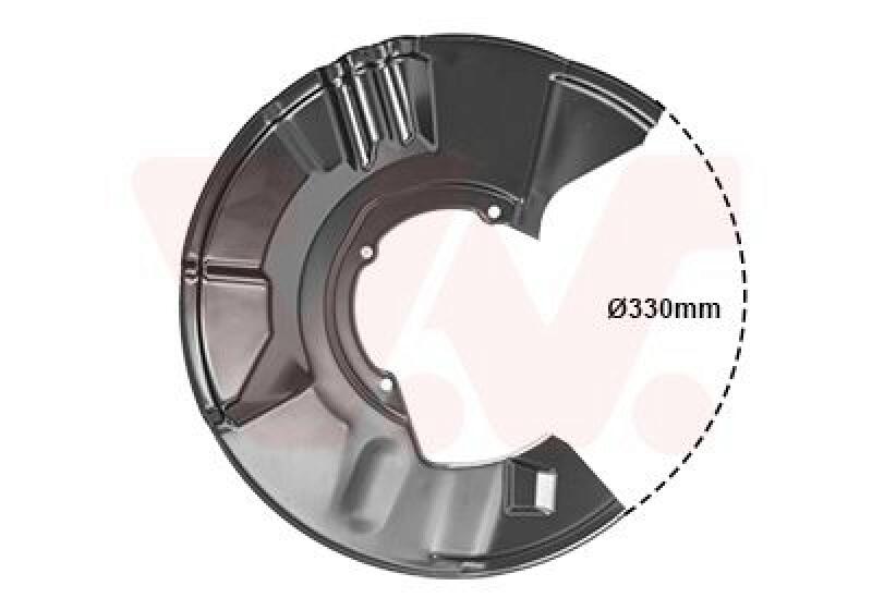 VAN WEZEL Splash Panel, brake disc
