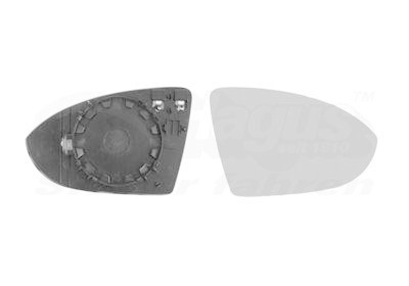 VAN WEZEL Mirror Glass, outside mirror * HAGUS *