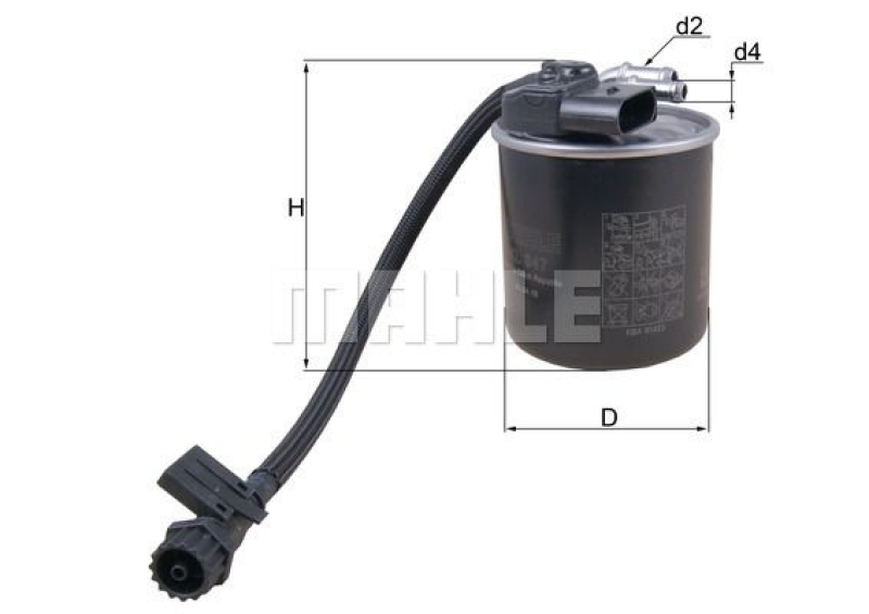 KNECHT Fuel Filter