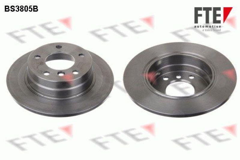 2x FTE Bremsscheibe COATED RANGE 9082046