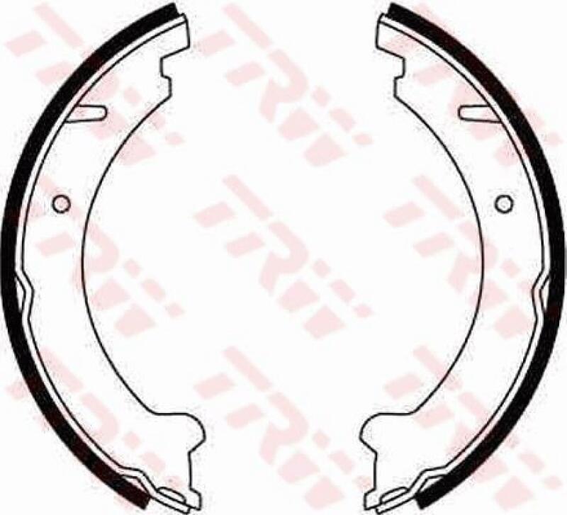 TRW Brake Shoe Set, parking brake