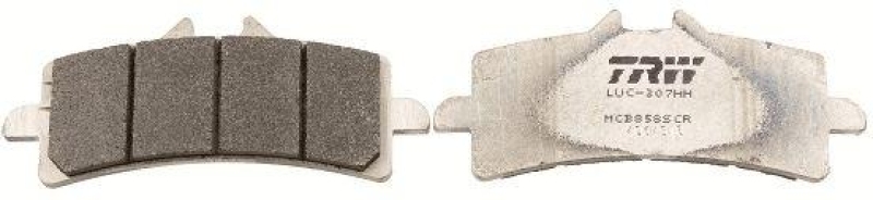 TRW Brake Pad Set, disc brake Sinter Carbon Racing