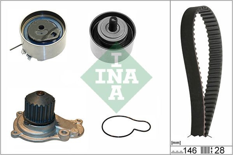Schaeffler INA Wasserpumpe + Zahnriemensatz