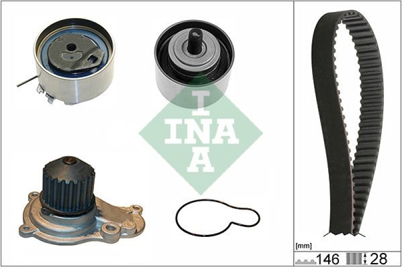 INA Water Pump & Timing Belt Set